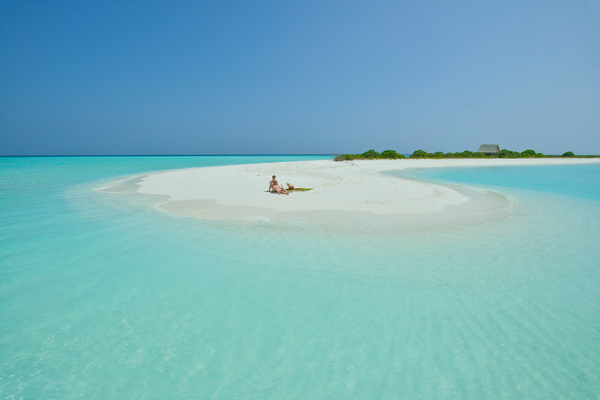 Maldive, spiaggia