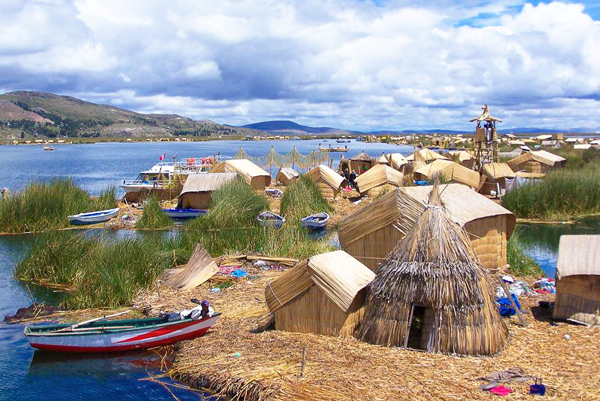Lago Titicaca, villaggio
