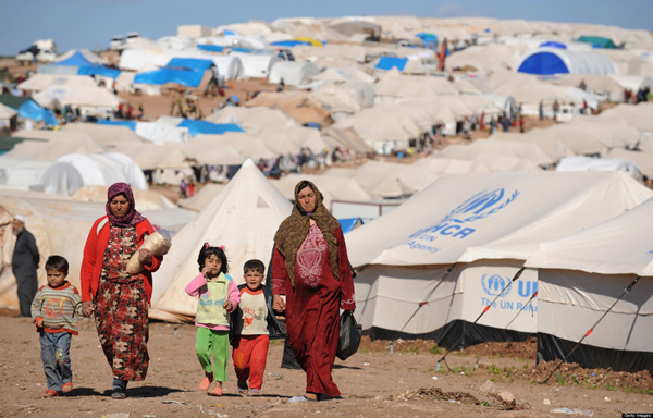 Campo profughi siriani