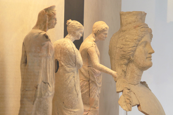 Museo di Aidone, statue di Morgantina