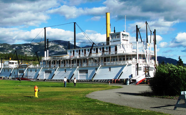 Whitehorse - la antica nave fluviale Klondike che viaggiava sullo Yukon River - f. G.Rivalta