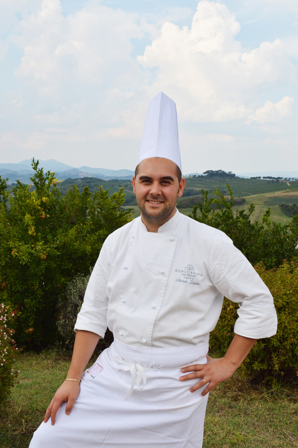 Chef Andrea Impero, Borgobrufa Spa Resort