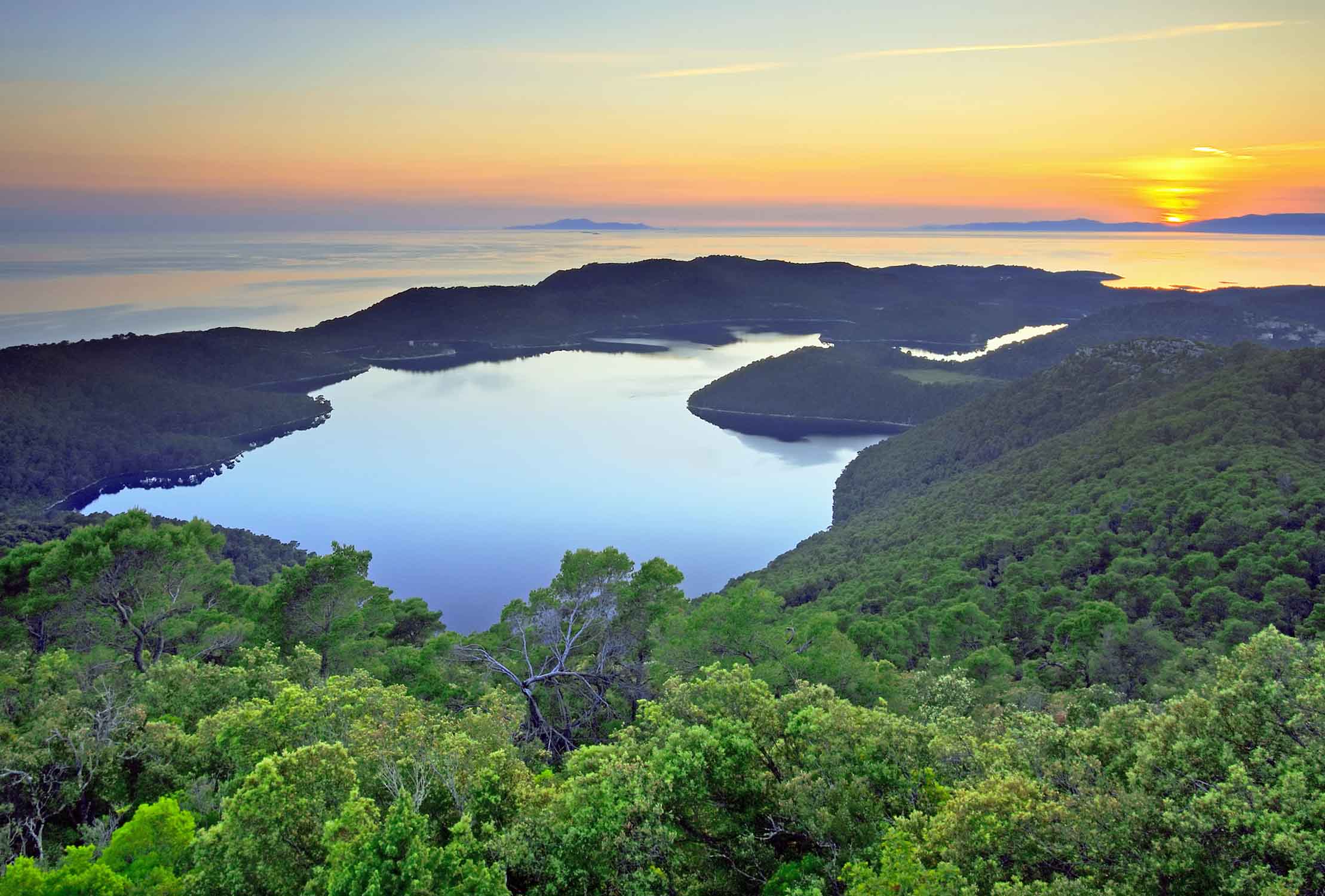 mlj04m Mljet np Lago Grande