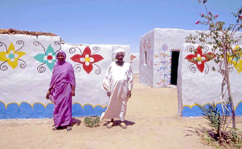 Sudan, case dipinte