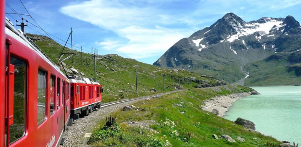 Bernina Express lago