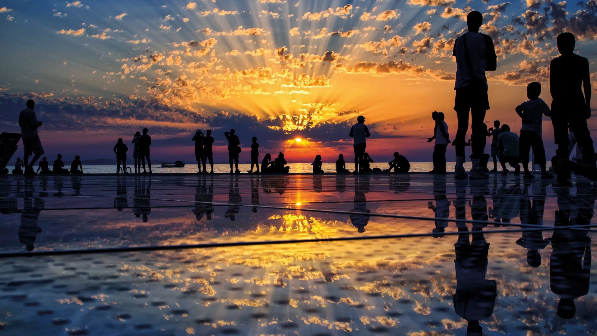 Zadar sunset Croatia Tourist Board Photoarchive