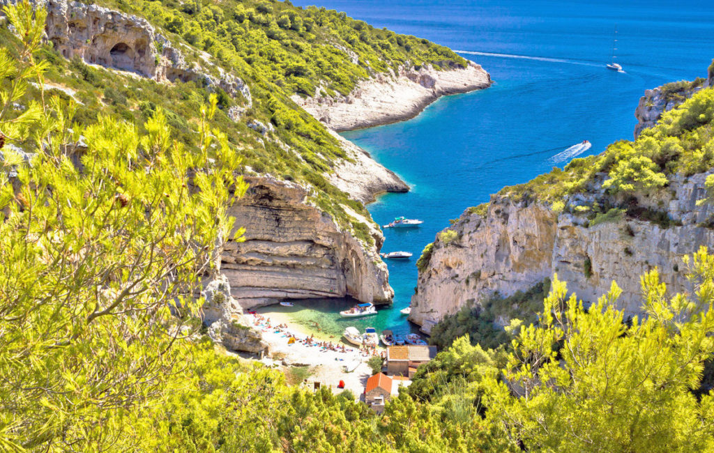 Croazia, Stivina Beach, isola di Vis