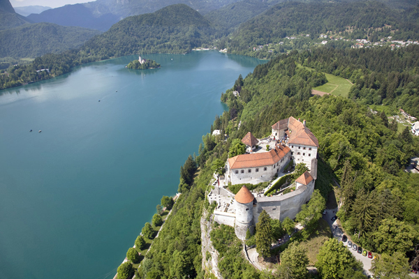 Bled, lago e castello