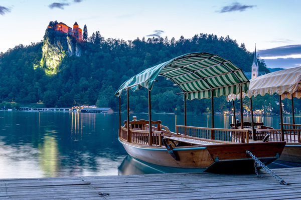 Bled, lago e castello