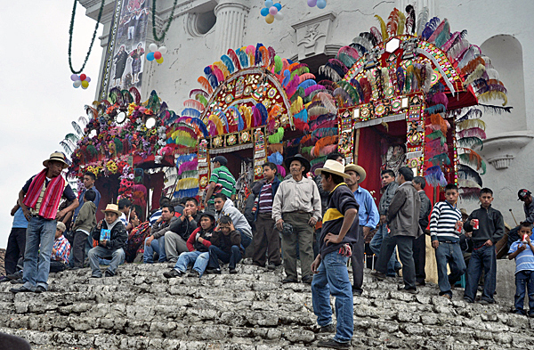 Guatemala, Chichicastenango, cerimonia