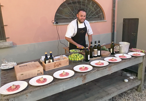 Cantine del Gavi, salumi e fichi