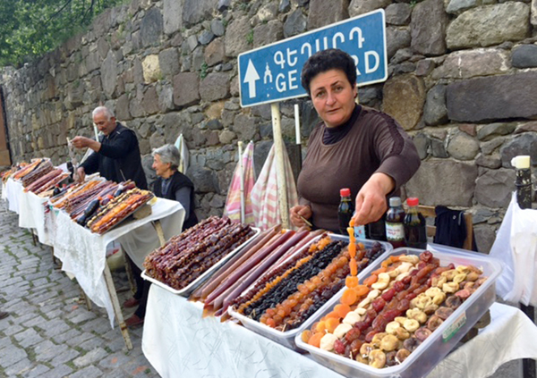 Bancarella di dolciumi