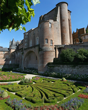 Albi, giardini di Palazzo della Berbie