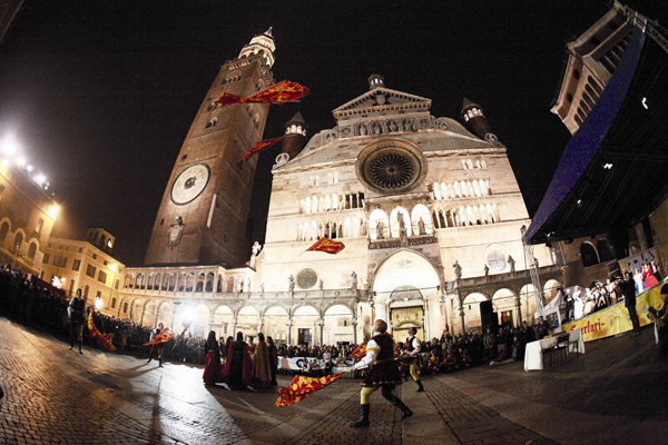 Festa del Torrone, sbandieratori