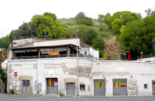 Monte Testaccio, collina di cocci lato sud