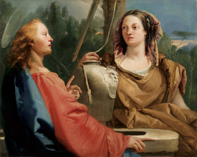 Giandomenico Tiepolo, Cristo e la samaritana