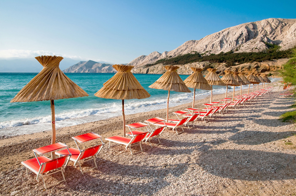 Vela plaza, Baska isola di Krk