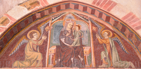 Affresco nel chiostro