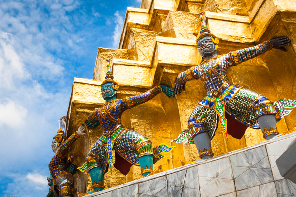 Bangkok, Grande Palazzo Reale e ilTempio del Buddha di smeraldo