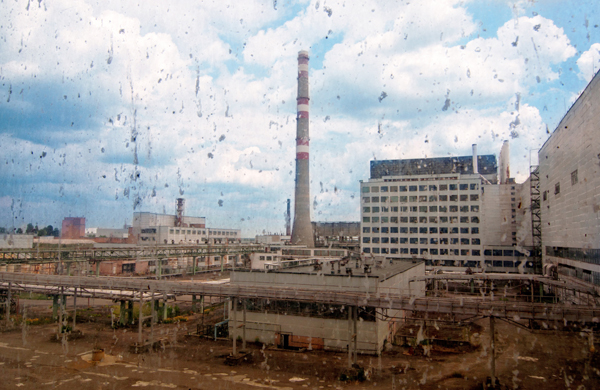 La centrale vista dai corridoi