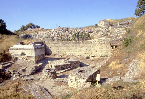 Area sacra, altare e pozzi