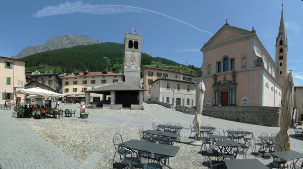 Bormio, piazza Cavour