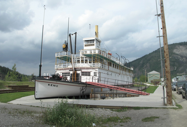 Dawson city, battello Keno