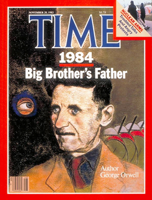 George Orwell, copertina di Time