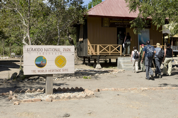 Entrance of Komodo National Park