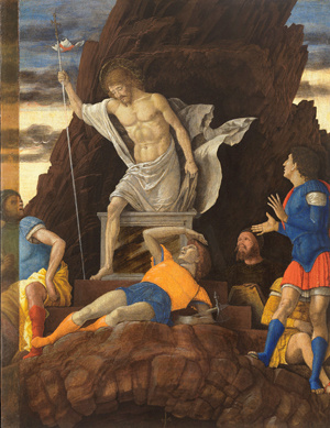 Andrea Mantegna, Resurrezione di Cristo (1492 circa)