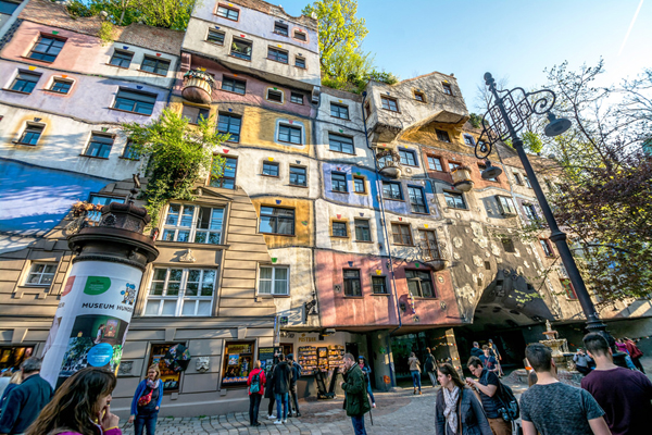 Case in Hundertwasserhaus