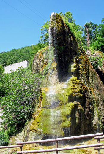 La cascata oggi nel Luglio 2019 - Foto G. Rivalta