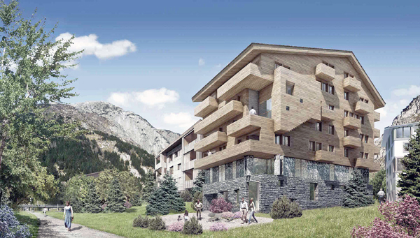 Il condominio Birds della nuova Andermatt-Reuss