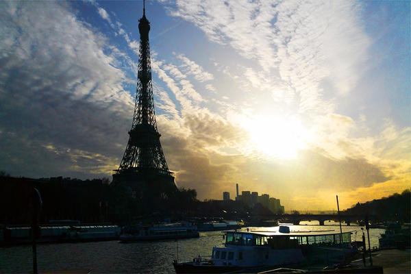 Torre Eiffel al tramonto