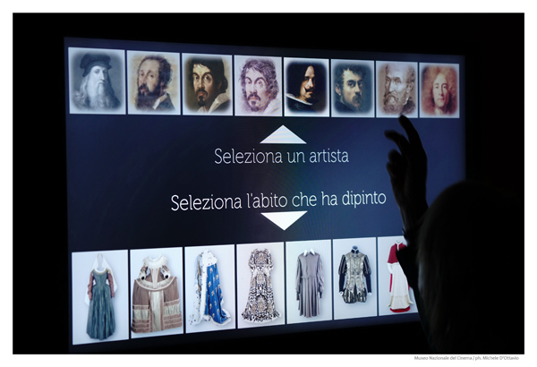 Cinemaddosso, un display interattivo per il pubblico (foto Michele D'Ottavio)