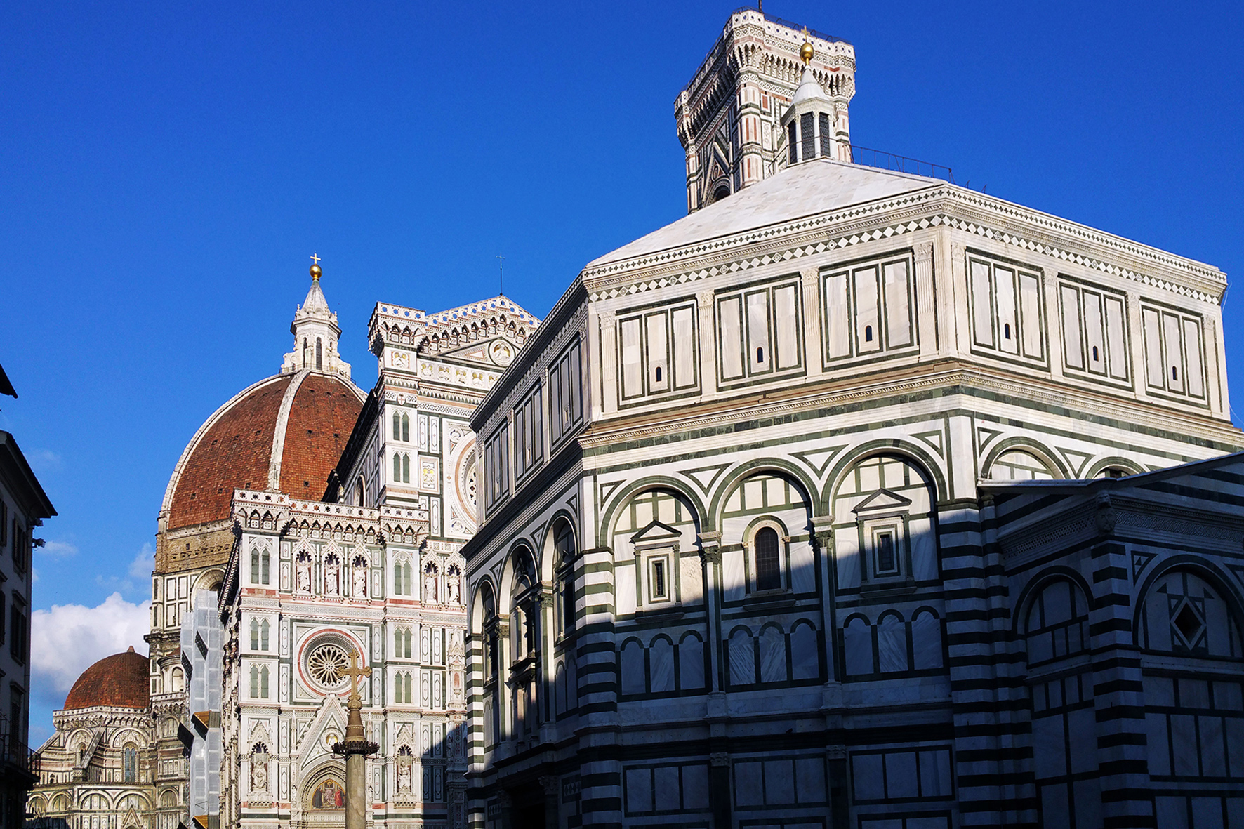 58 Firenze Battistero di San Giovanni e il Duomo con la cupola del Brunelleschi