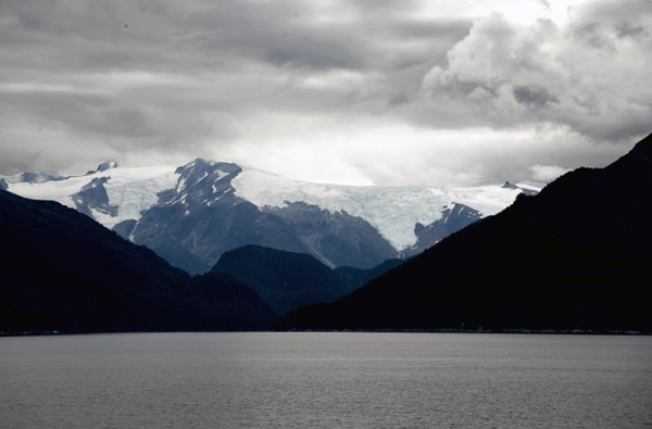 Tipico paesaggio dell'Inside Passage alaskano