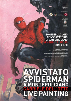 locandina Avvistato Spiderman a Montepulciano