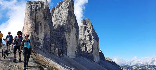 I piedi delle 3 cime di Lavaredo