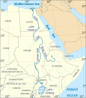 Nile River Map