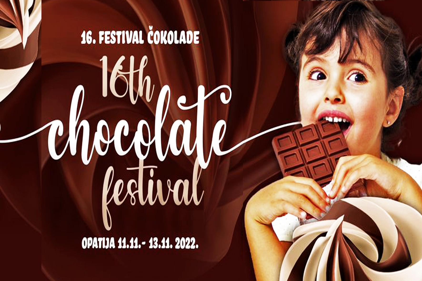 APERTURA Locandina Festival della cioccolata di Abbazia