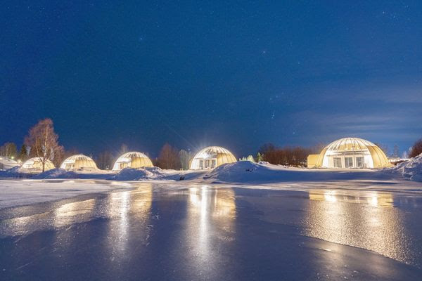 Gli igloo dell'Ice & Light Village © Roberto Moiola