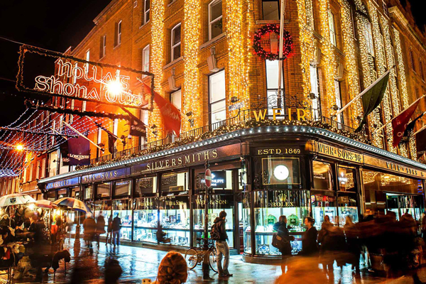 Wicklow Street at Christmas