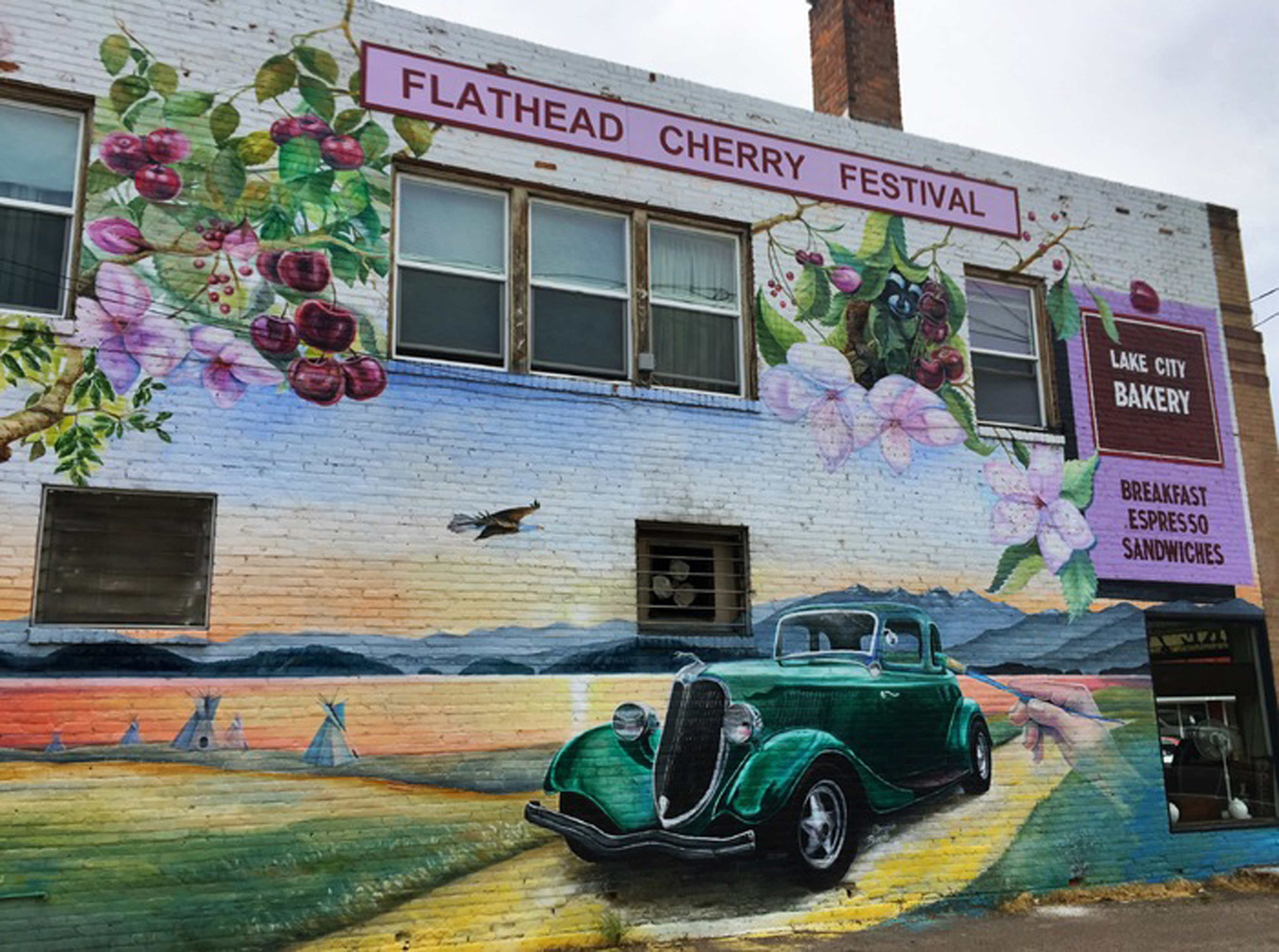 Delicious Flathead cherries are celebrated with their very own festival each July in Polson, Montana. Photo courtesy of Glacier Country Tourism