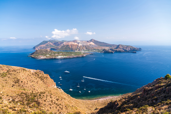 Vulcano visto dall'Osservatorio di Lipari