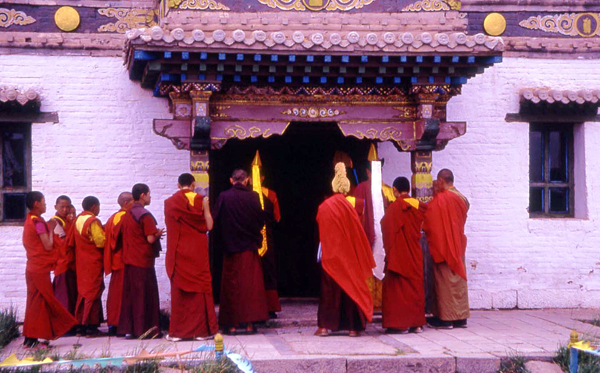 Mongolia Erdene Zuu monaci buddisti
