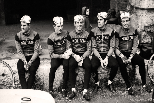  Giro del 1968 - Da sx G. Macchi-G.Tosello-G. Fezzardi-M. Basso-F. Balmamion