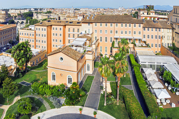 Vista aerea Gran Melia Rome Villa Agrippina