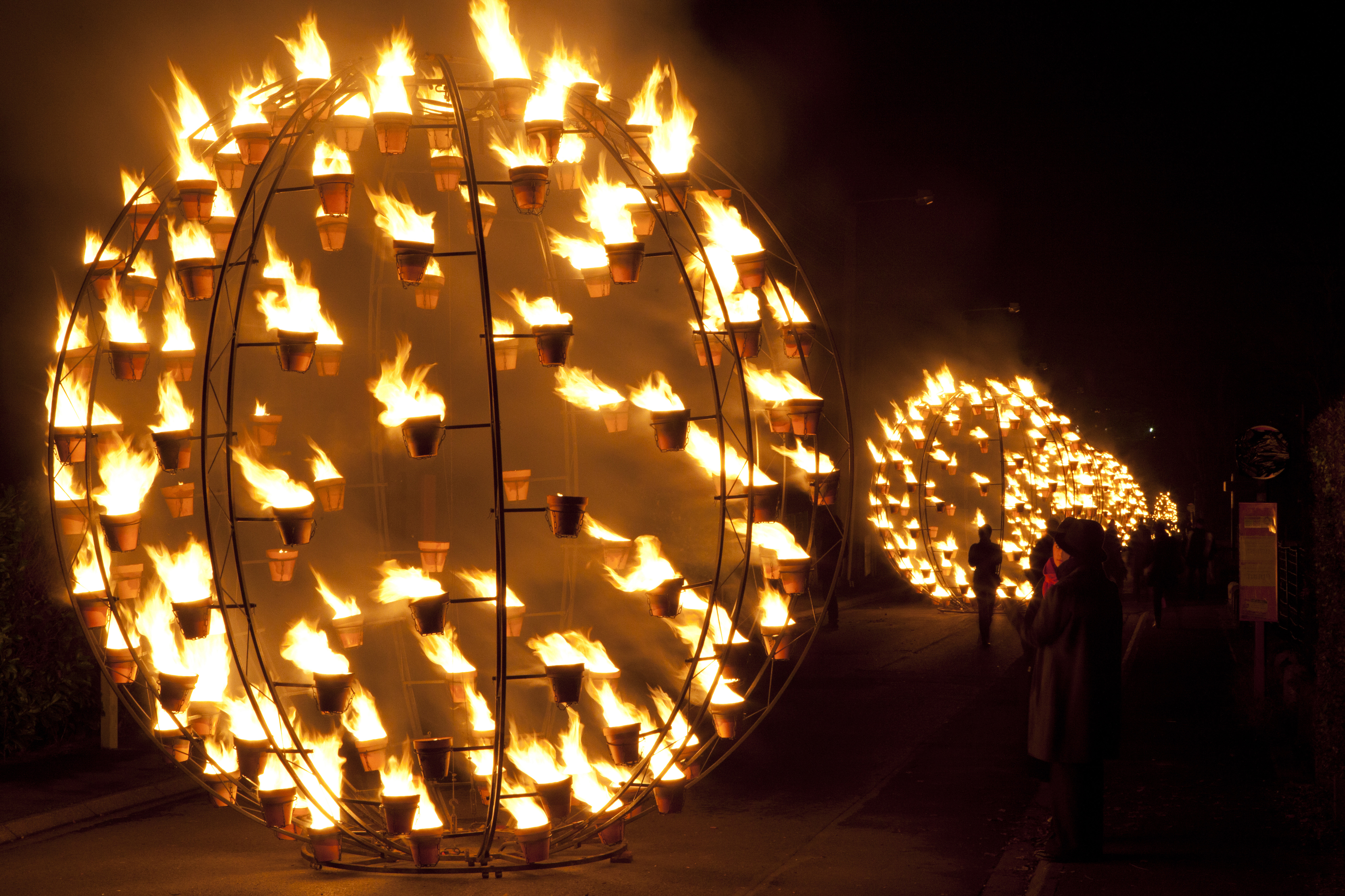 Cie Carabosse / Installations de feu / Lens / dŽcembre 2012