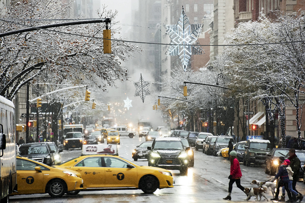 SNOW Madison Avenue December 9 2017© Julienne Schaer